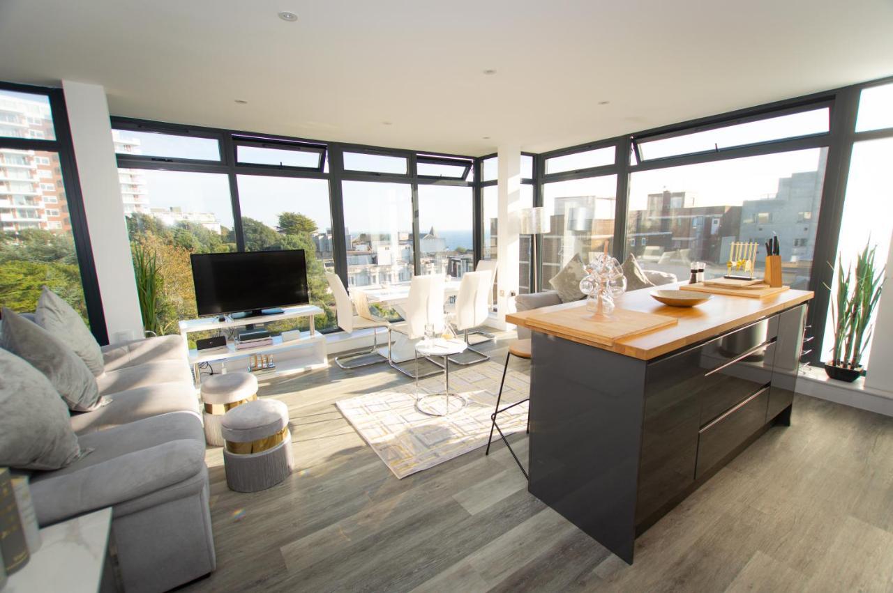 * Panoramic Penthouse With Sea & City Views Bournemouth Exterior photo